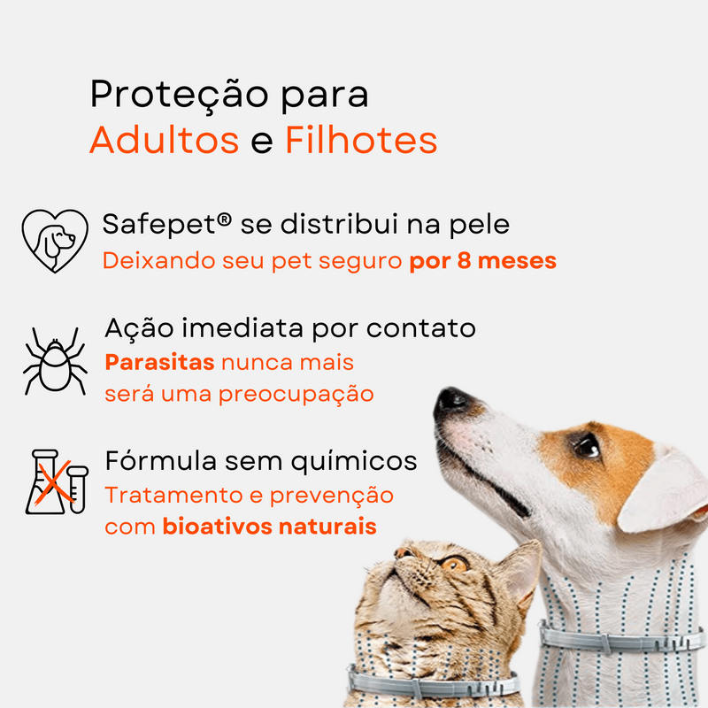 PetVida - Colar Anti Pulgas e Carrapatos