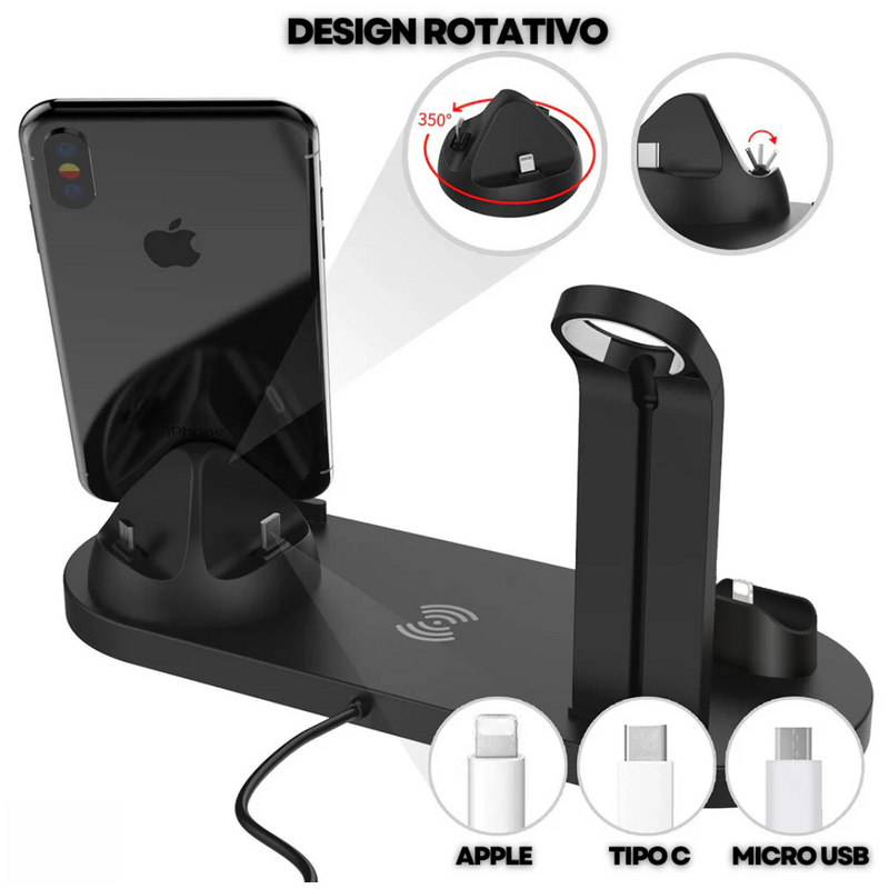 PowerCharge - Carregador sem fio 7 em 1